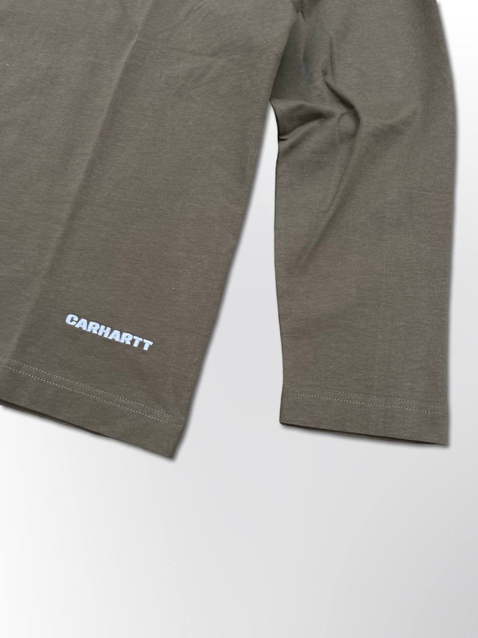 Carhartt WIP Longsleeve i Khaki Small Ny