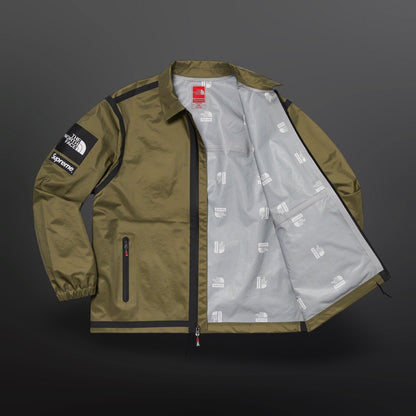 The North Face X Supreme Skaljakke Regnjakke Sommerjakke L Large Grøn Khaki Olive