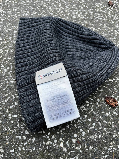 Moncler beanie hat hue i grå One size unisex
