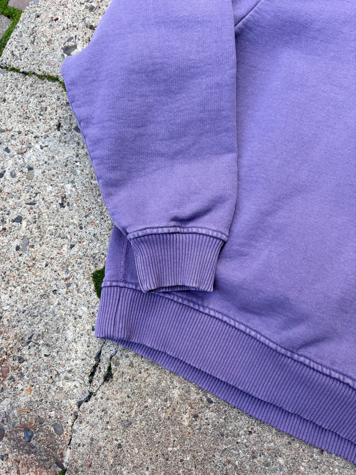 Acne Studios Oversized Logo Sweatshirt – Purple / Medium