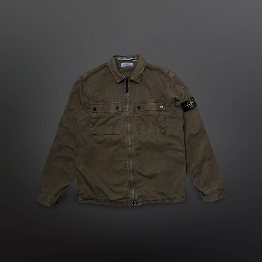 Stone Island jakke – Olive / Grøn L Large