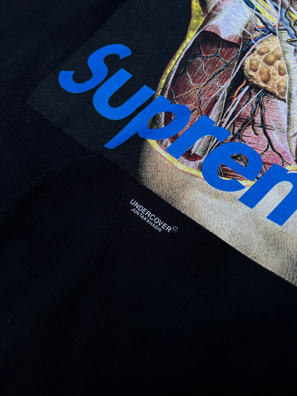 Supreme X Undercover Jun Tak Ahashi Anatomy T-Shirt Tee M Medium Sort Black