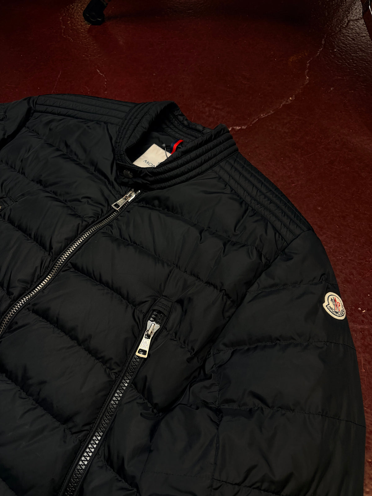Moncler Quilted Down Jacket – Black – Size 7 / Fits XXL