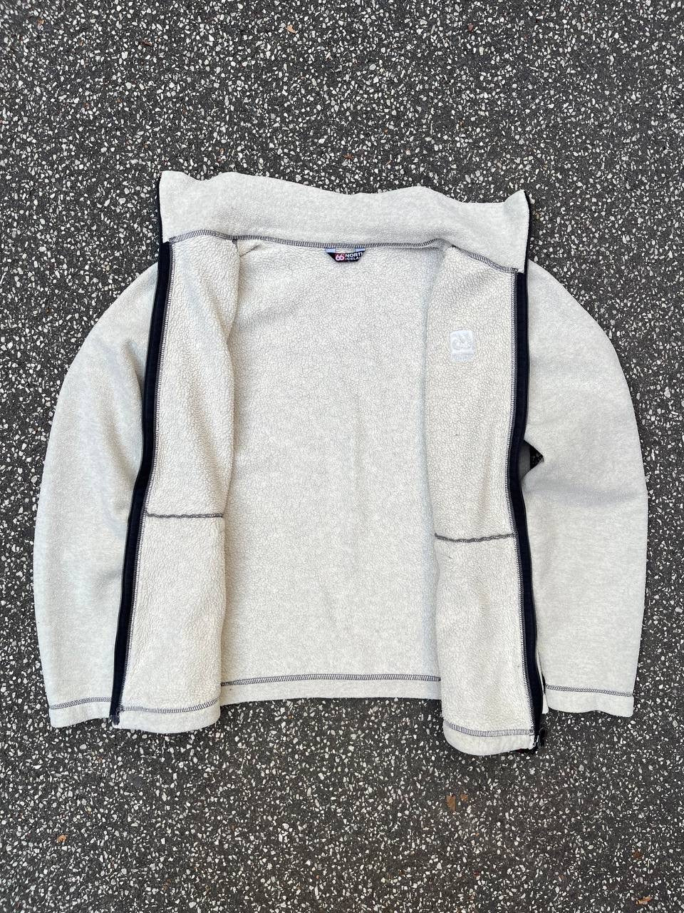 66 North Fleece Jakke L Large Dame Beige Creme
