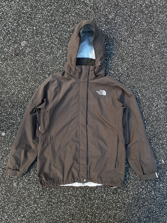 The north face jakke Skijakke regnjakke skaljakke i brun L large dame