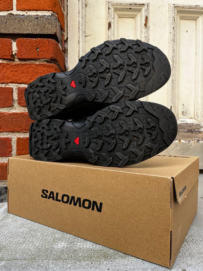 Brugte Hiking sko / vandre sneakers fra Salomon i sort med Gore-tex 44