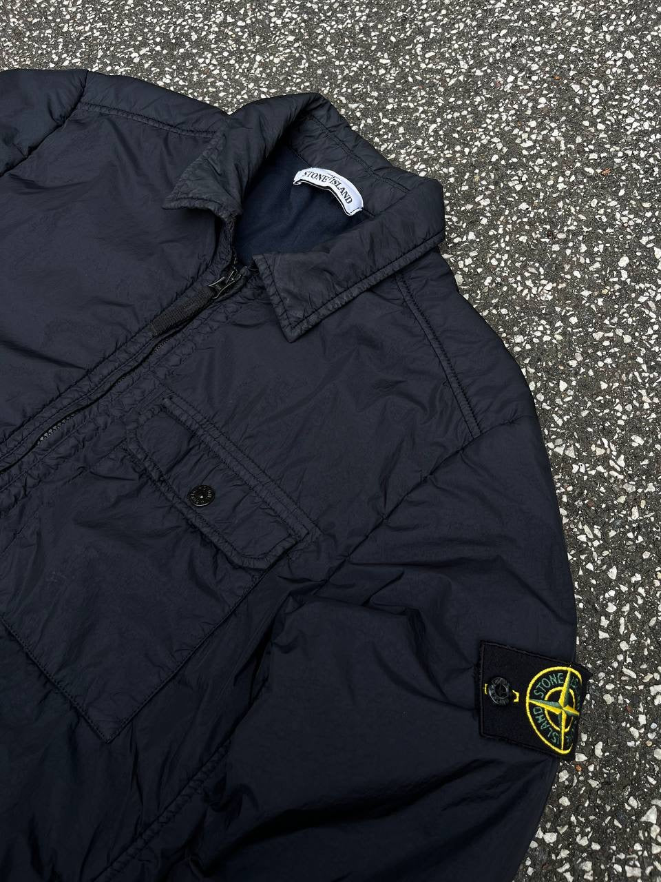 Stone Island Overshirt Jakke Skjorte Navy S Small