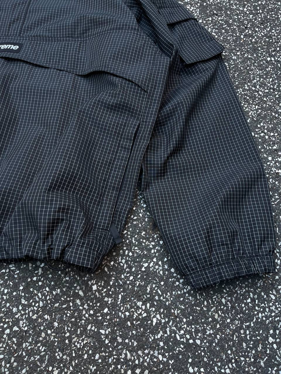 Supreme Reflective Anorak Jakke Rip Stop Pullover L Large Sort