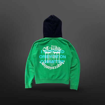 Off-White Impressionism Hoodie – Green / Black – Medium (Fitter Small)