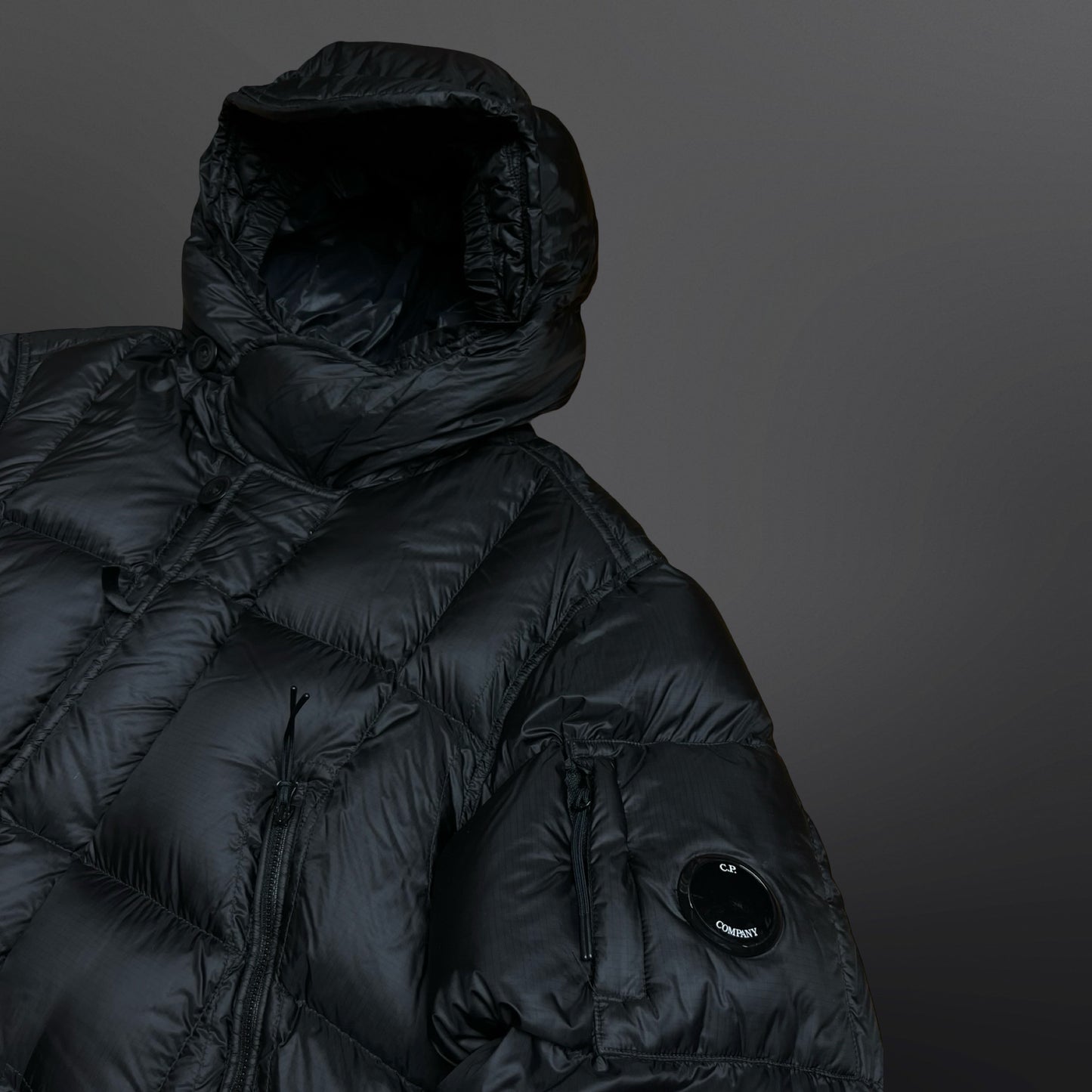 C.P. Company D.D. Shell Down Jacket – Sort – Str. 52 Large