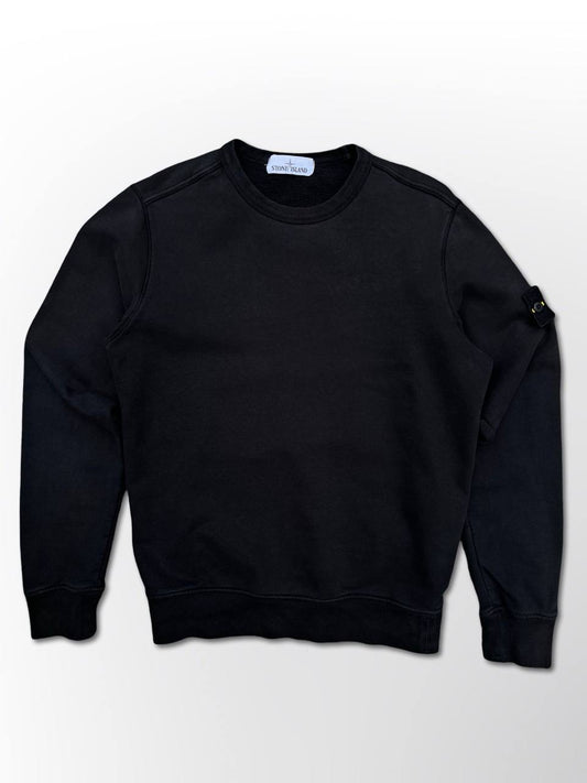 Stone Island Sweatshirt Sort Small Brugt