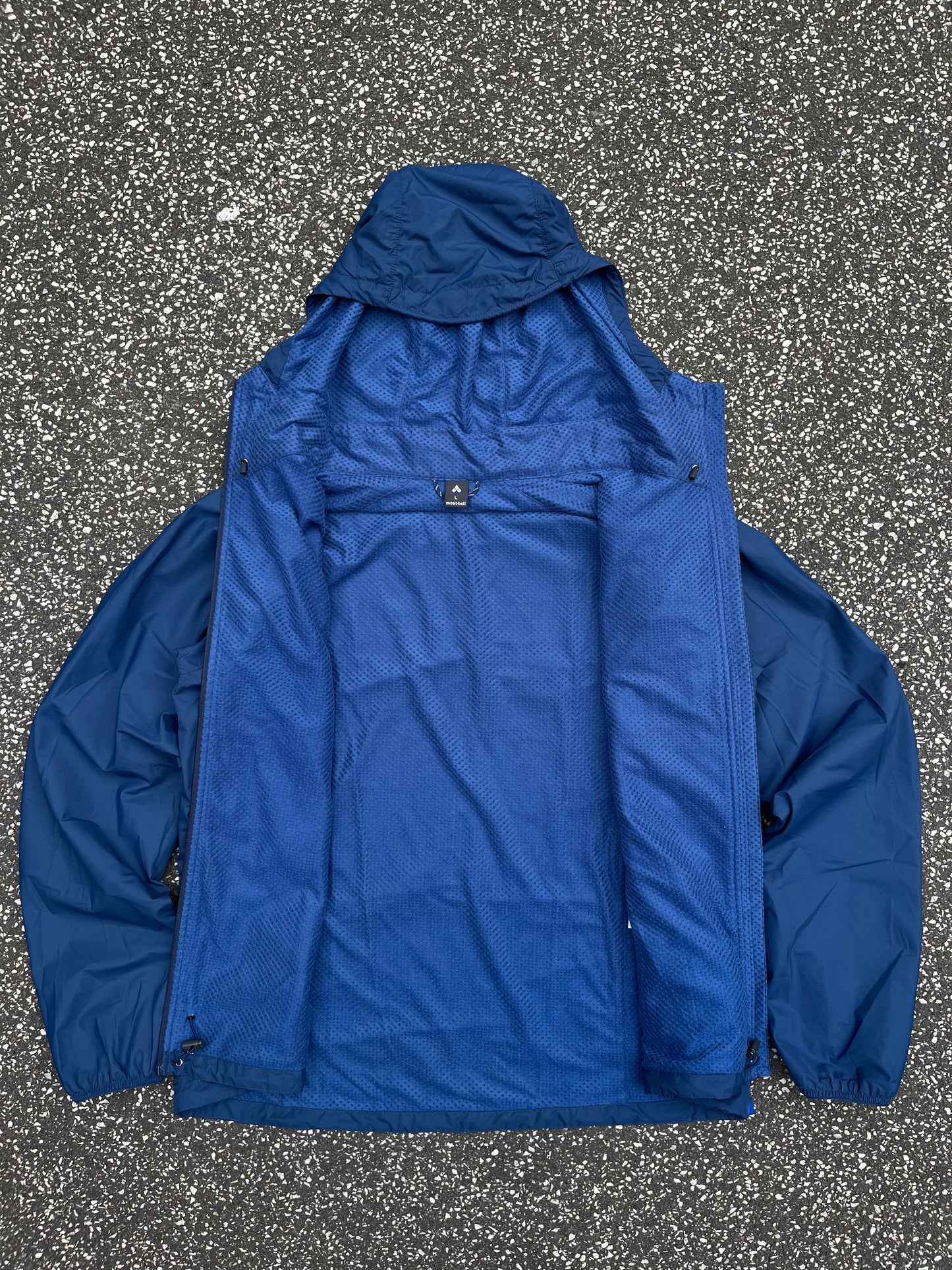 Montbell Climaplus Mesh Wind Jacket Blue, Str. L