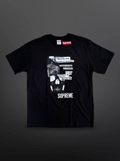 Supreme T-shirt i Sort Helt ny Medium