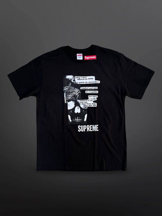 Supreme T-shirt i Sort Helt ny Medium