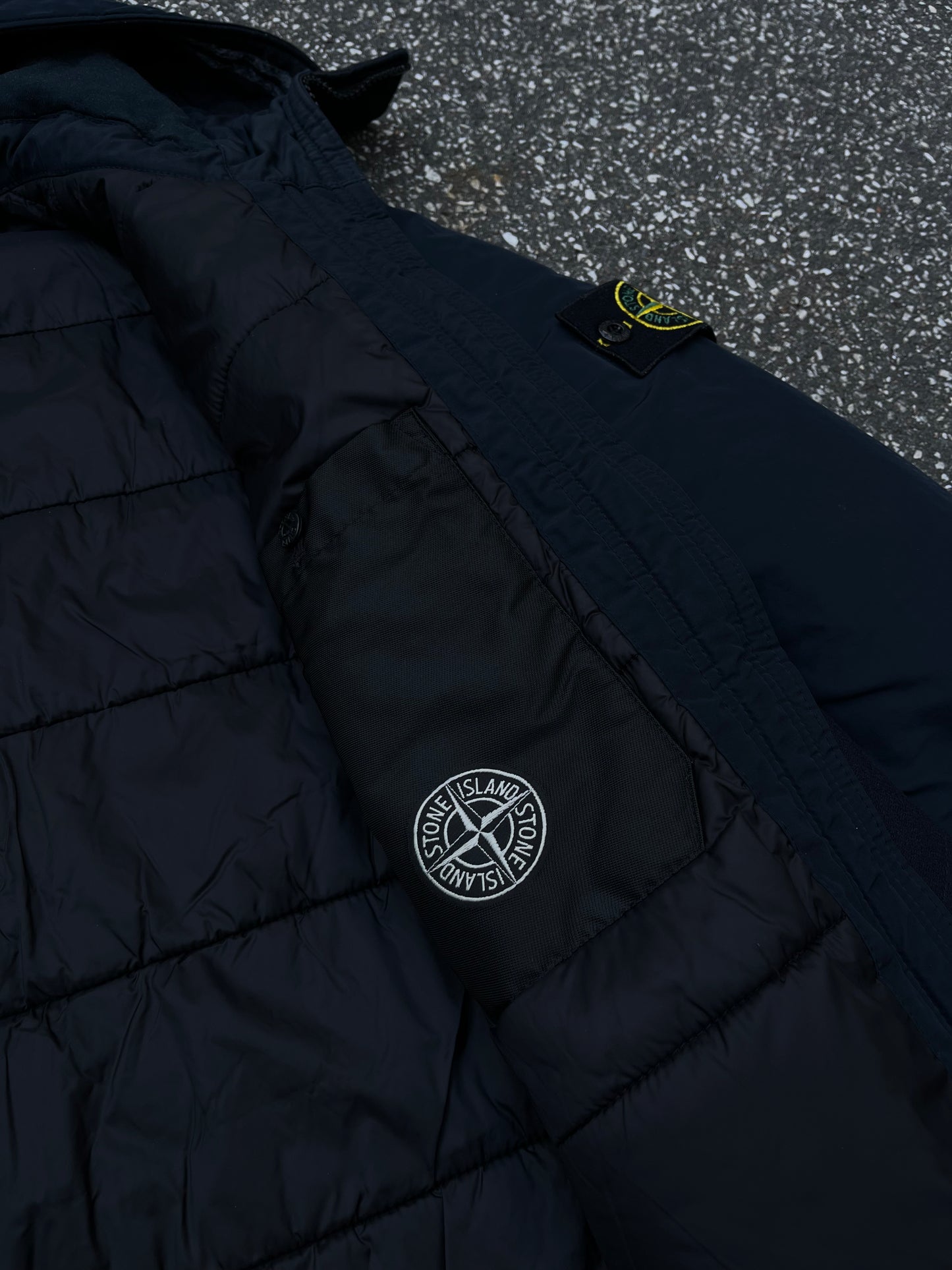 Stone Island Jakke Navy M Medium Primaloft Insulation