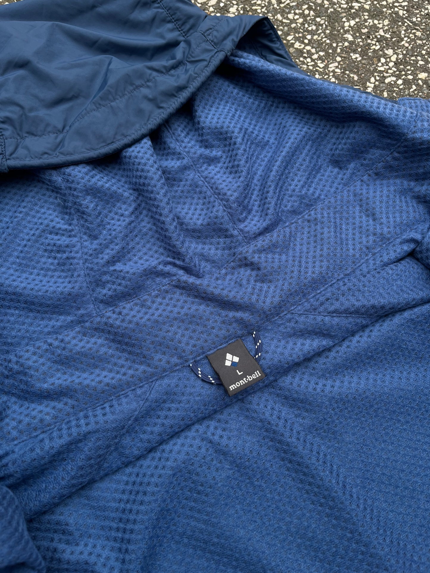 Montbell Climaplus Mesh Wind Jacket Blue, Str. L