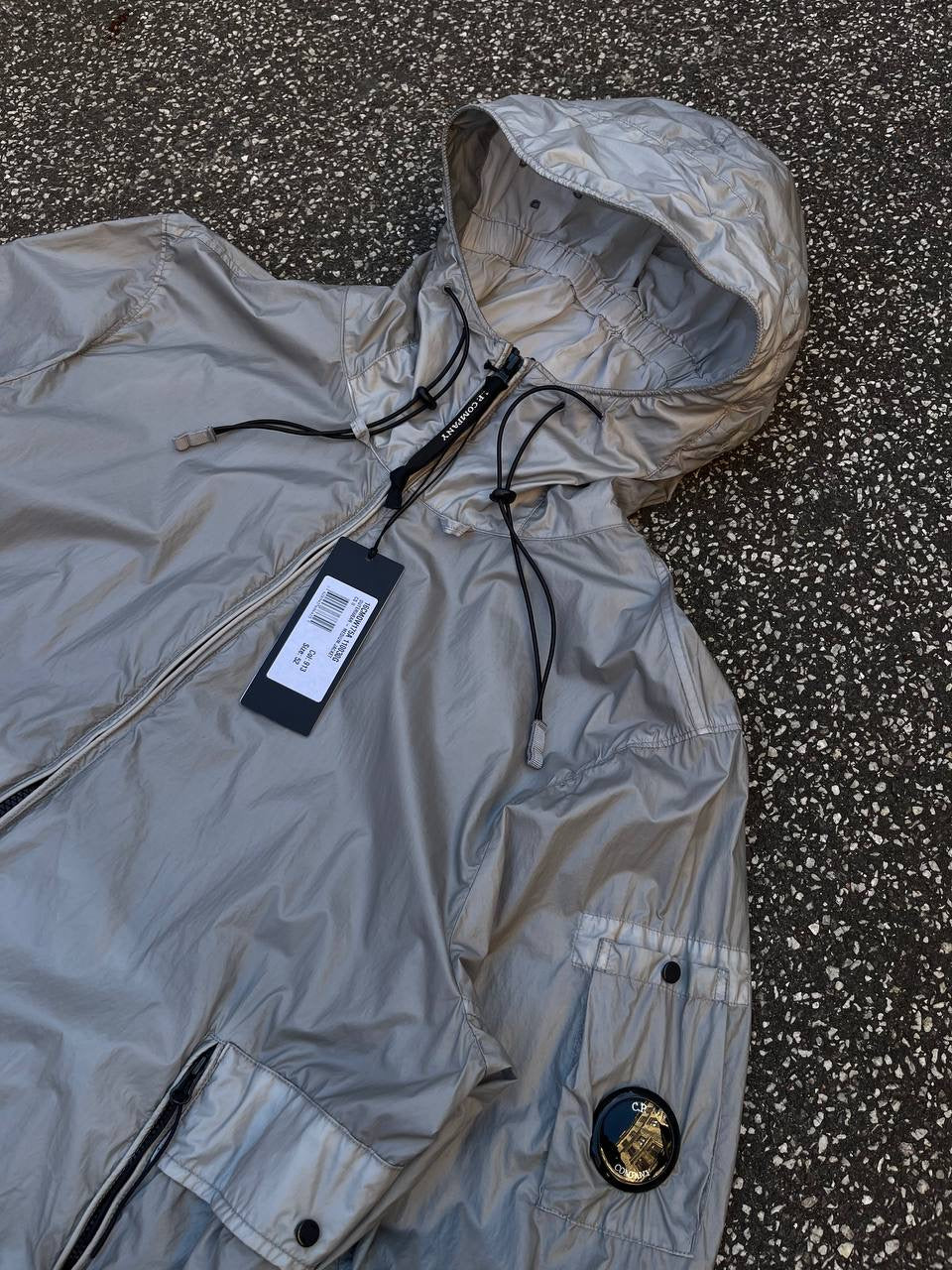 C.P. Company CS II Jakke i Large L silver Brand New