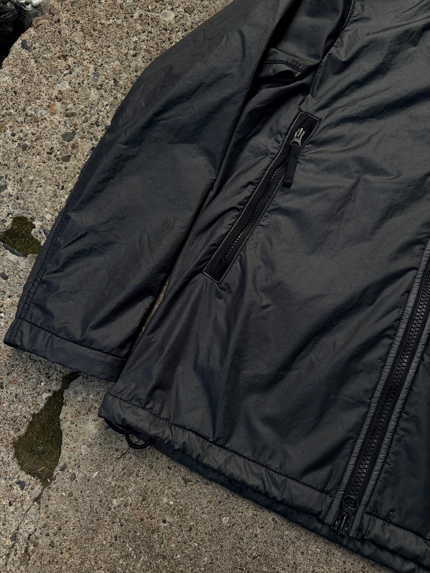 Stone Island Lamy Flock Hooded Jacket – Black – Size S