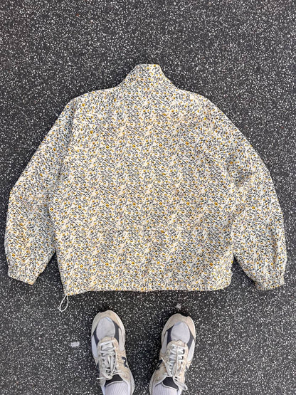 Supreme Sommerjakke Windbreaker Flowers Box Logo L Large Beige