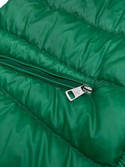 Brugt Used Moncler Vest Dunvest i Grøn Størrelse 4 L herre mænd i God Stand