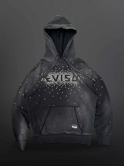 Evisu Hættetrøje Hoodie S Small Grå Grey