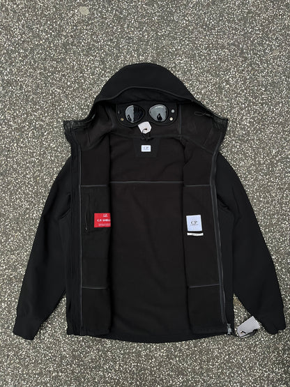 C.P. Company Goggle Softshell Jacket C.P. Shell Sort Black L Large