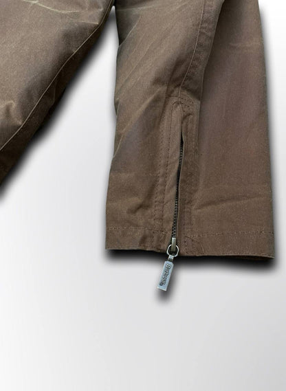 C.P. Company X Barbour google wax jacket parka i Brun brown S small