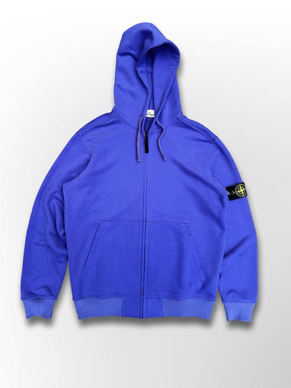 Zip up hoodie hættetrøje Stone Island i lilla L large