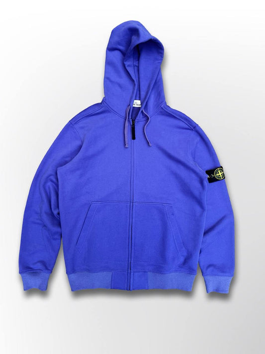 Zip up hoodie hættetrøje Stone Island i lilla L large