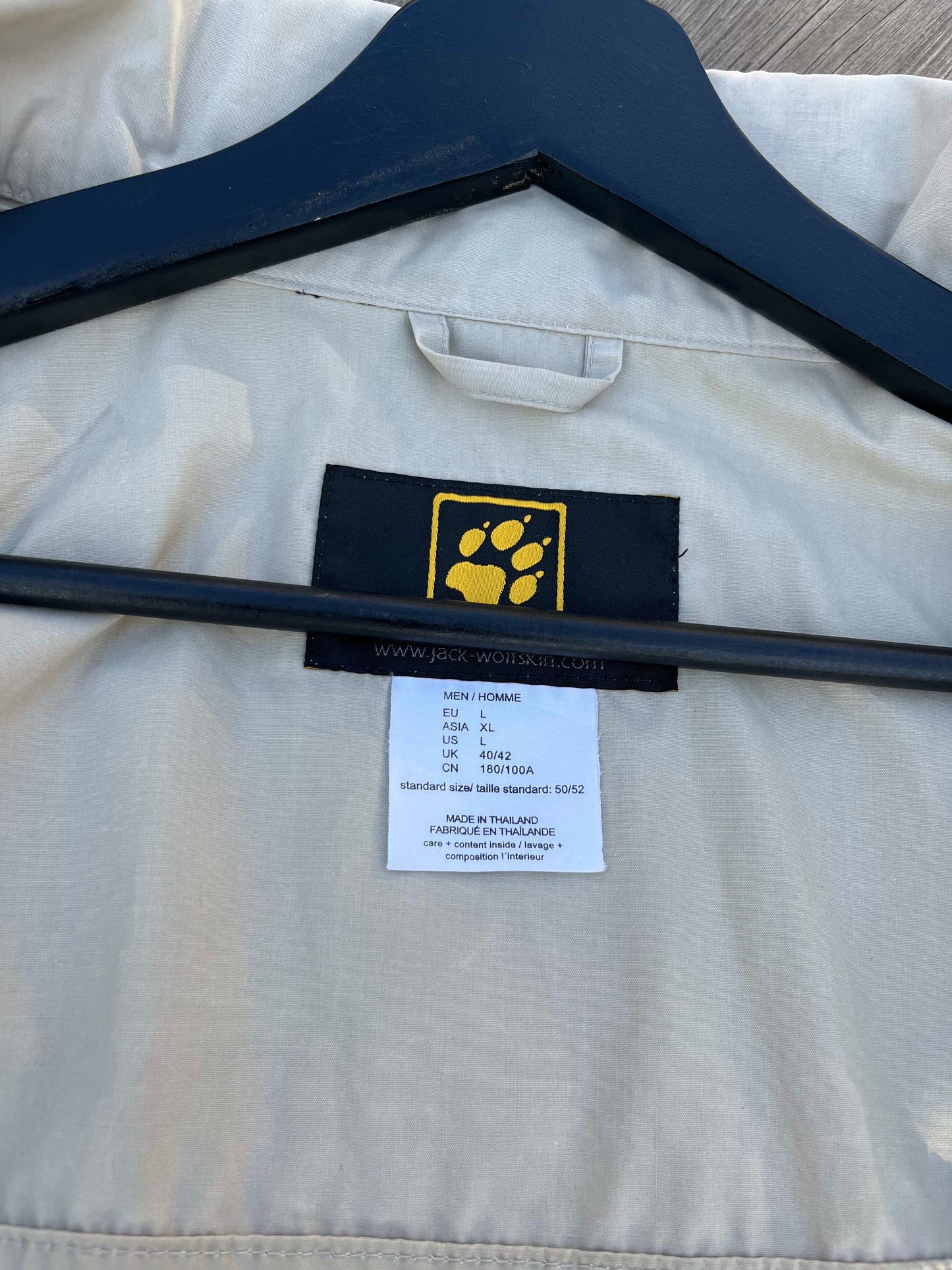 Vindjakke / sommerjakke Jack wolfskin Harrington jacket L large - supersaelger