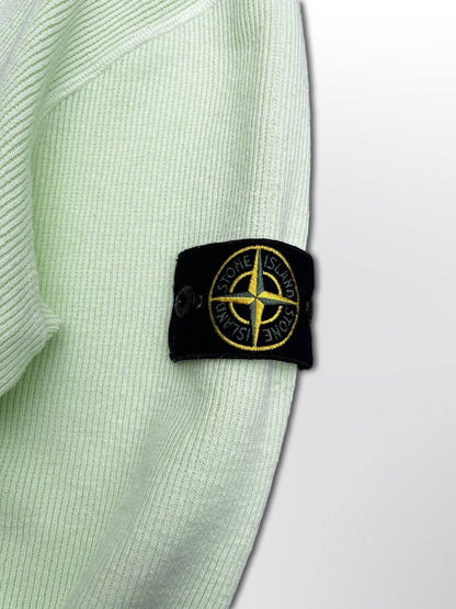 Stone Island Sweatshirt i Lime Large Brugt