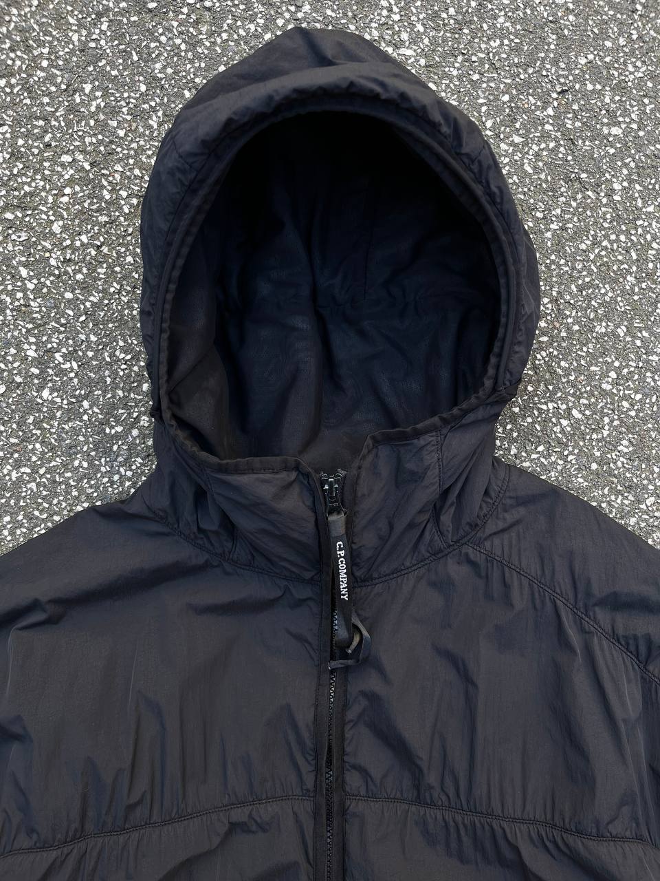 Brugt C.P. COMPANY Polartec Padded jacket / jakke Black / Sort i XL 56