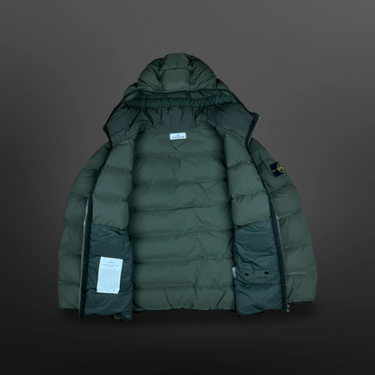 Stone Island Seamless Tunnel Nylon Down Jacket – Grøn – Str. XL