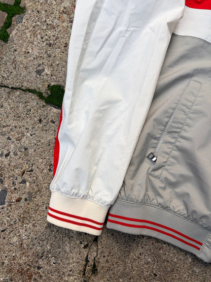 Prada Luna Rossa Racing Jacket – Archive – Hvid/Rød/Grå – XL, fitter L