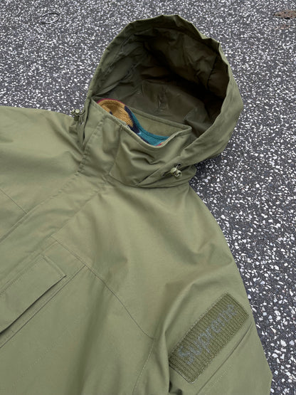 Supreme GORE-TEX Mountain Parka Olive / Camo Fleece S Small