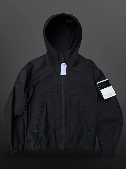 Stone Island Supima Cotton Jakke Sort L Large Brugt Used