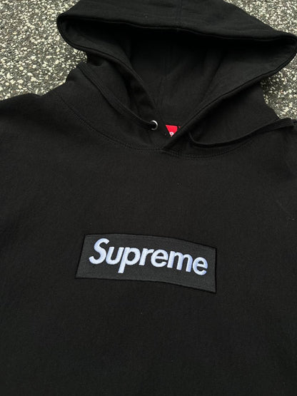 Supreme Box Logo Hoodie Hættetrøje 2024 Sort Black M Medium