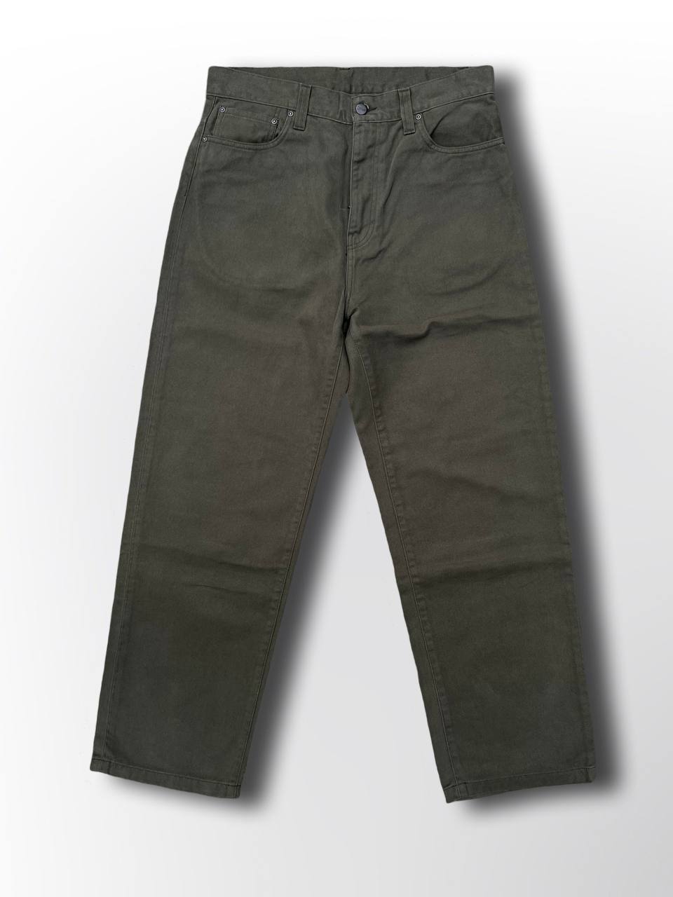 Nye bukser jeans Carhartt WIP Derby pant single knee pant eller simple pant 32 i khaki grøn mørkegrøn