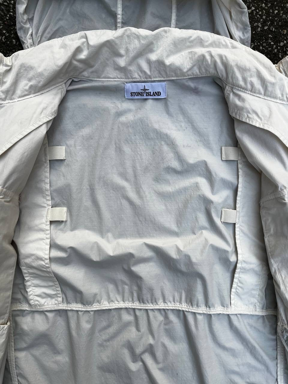 Stone Island Jakke Naslan Light Watro Hvid Medium
