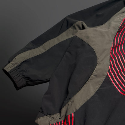 SUPREME WORLD FAMOUS TEAM TRACK JACKET SORT/RØD M Medium