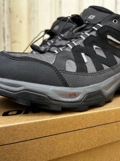 Brugte Hiking sko / vandre sneakers fra Salomon i sort med Gore-tex 44