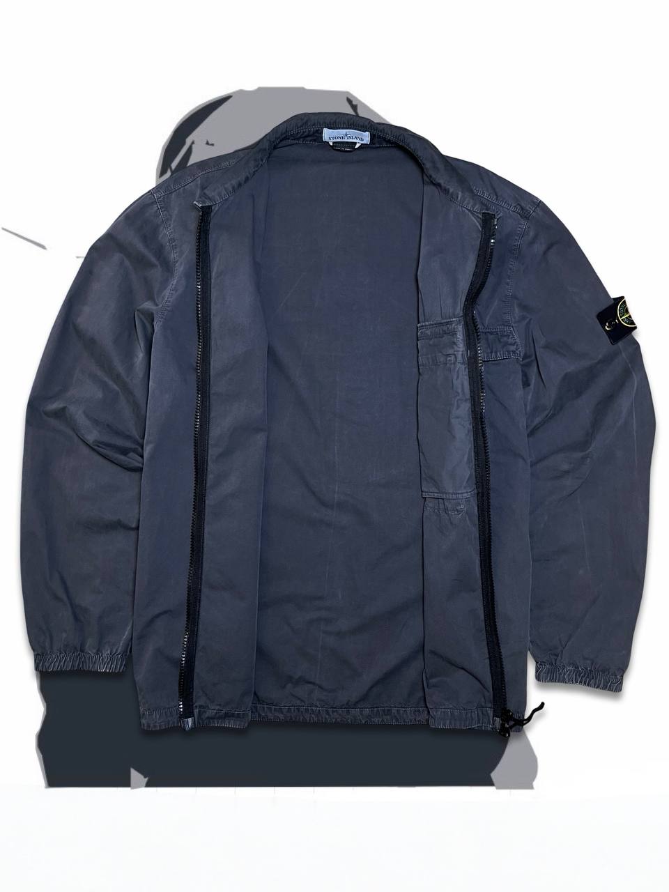 Brugt Used Overshirt Stone Island Skjorte i grå farve XL i god stand