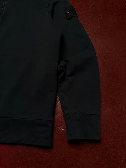 Stone Island Ghost Quarter Zip Sweatshirt Sort – Str. M