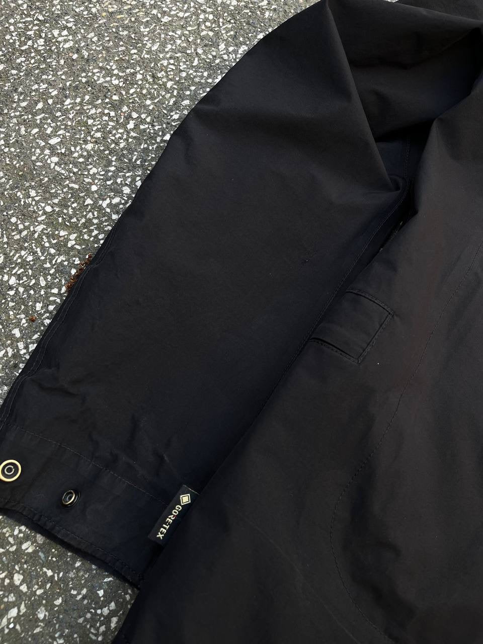 Stone Island Regnjakke Gore-Tex  Paclite L Large Sort