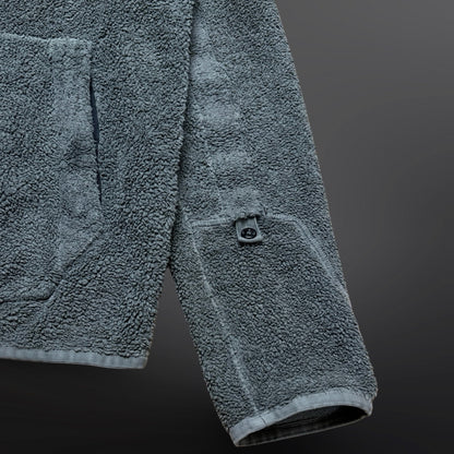 Stone Island Shadow Project Teddy Fleece Hoodie Jakke – Grey (2017)