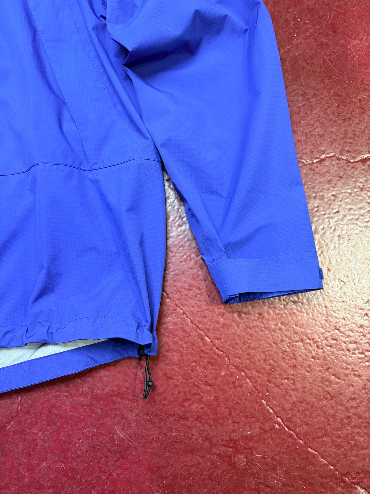 Supreme Triple-Layer Regnjakke – Royal Blue / Lime – Large