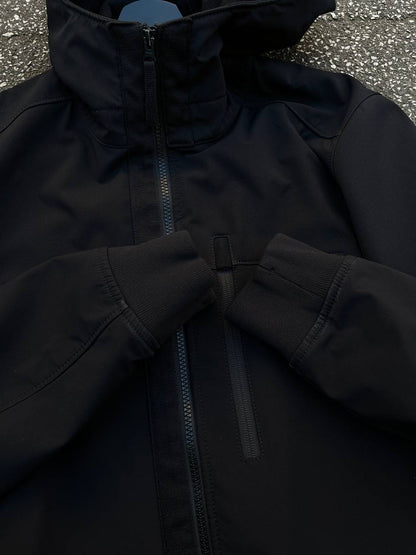Stone Island Soft Shell R Sort med Fleece insulation Medium Brugt