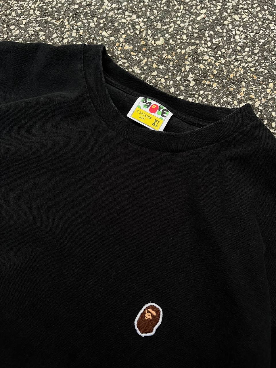 A Bathing Ape Bape T-Shirt Tee Sort Black XL
