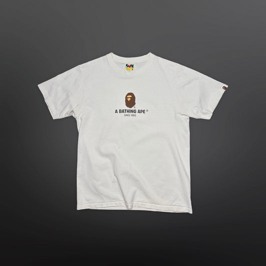 A Bathing Ape Ape Head “Since 1993” Tee – White – Size M