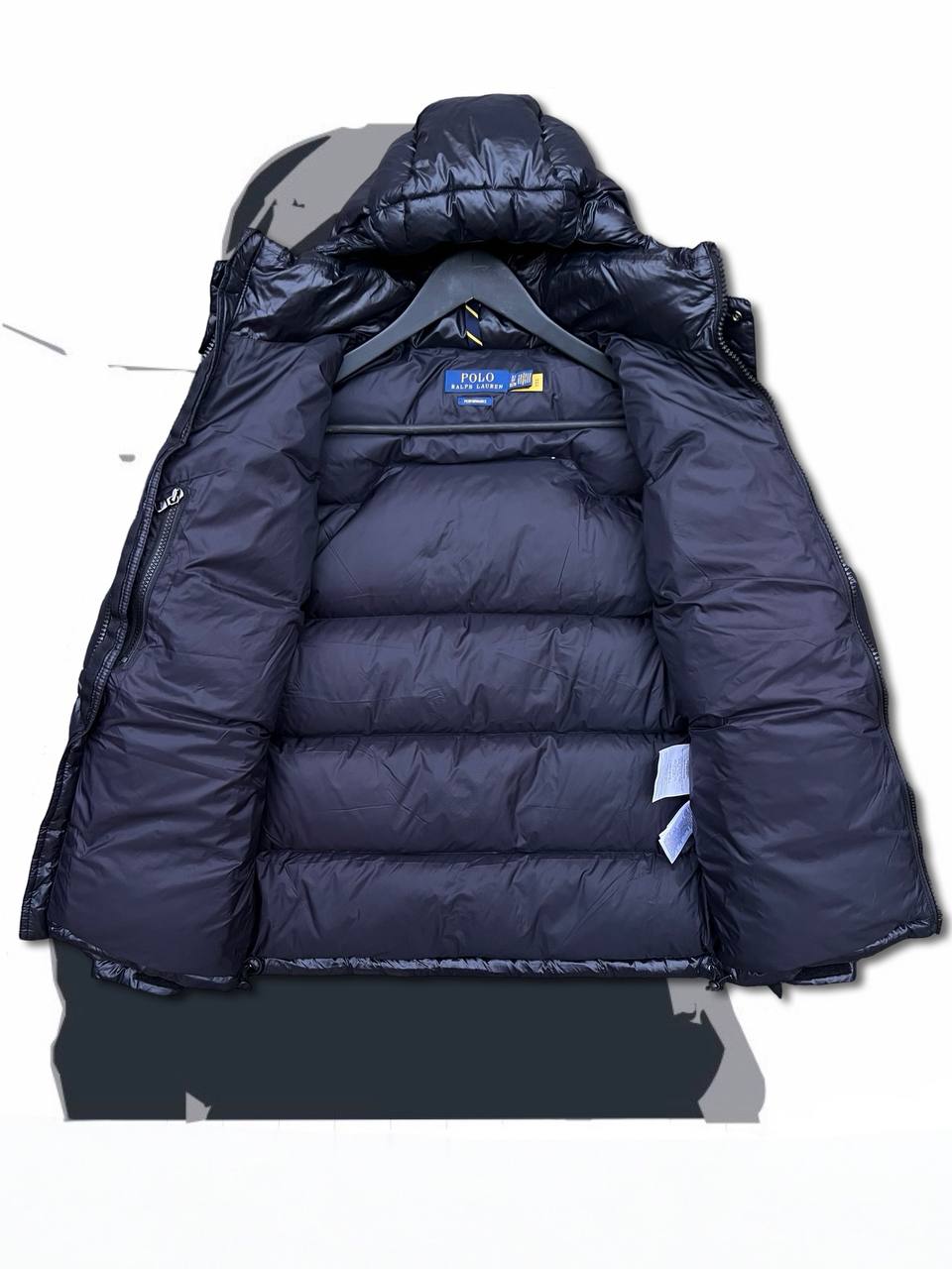 Brugt Used Dunjakke Polo Ralph Lauren Puffer S herre i navy mørkeblå